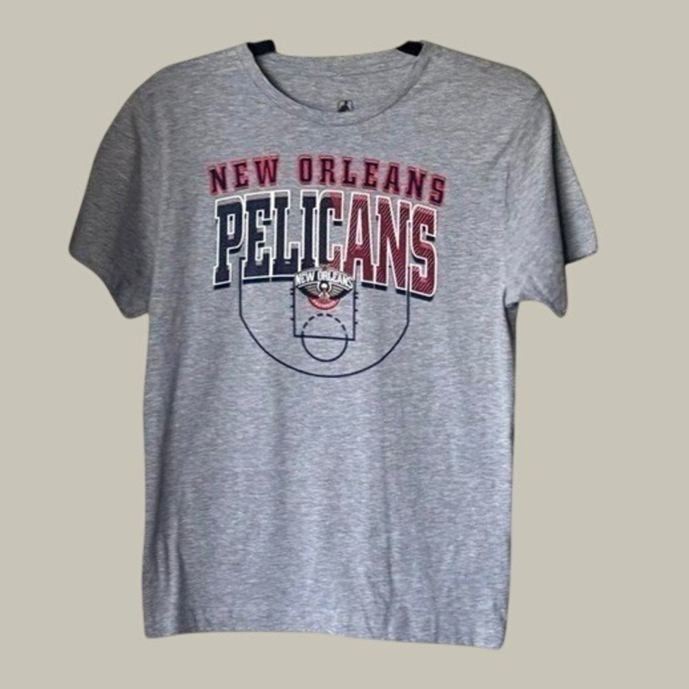 NBA New Orleans Pelicans Kid's Cotton T-Shirts Size L(14-`16)